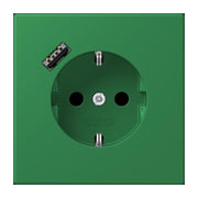 Jung - Steckdose SCHUKO Steckdose LC 1520-18 A 219 vert fonce (32050)