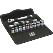 Wera - Steckschlüsselset Zyklop-Knarrensatz 8100 SA 12 HF 13t. metrisch 1/4"