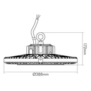 Nobile - Hallen-Reflektorleuchte LED-Hallenstrahler 1741151611 4000K dim 1-10V