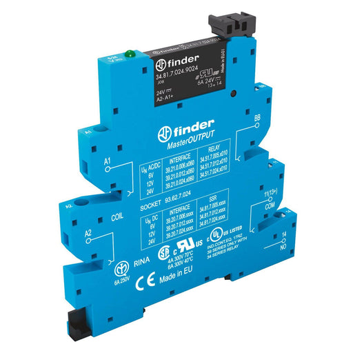 Finder - Optokoppler SSR-Koppelrelais 39.20.7.024.9024 MasterOUTPUT − 10 Stück by Finder
