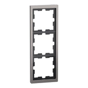 Merten - Abdeckrahmen Rahmen 3f.nickelmet MEG4030-6550 D-Life Metall