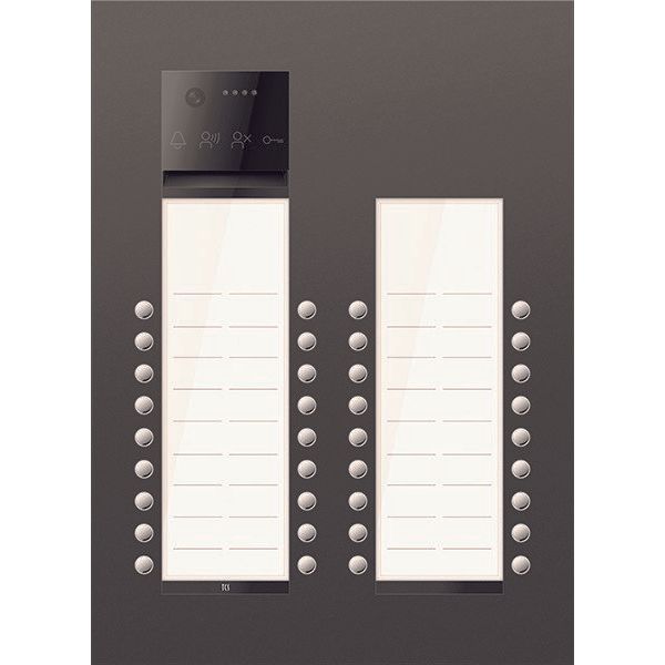 TCS Tür Control - Türstation für Türkommunikation PES PRO IP Vid. Außenst. AVU400436-0017 36T/2 UP R7016