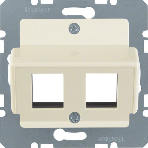 Berker - Einsatz/Abdeckung für Kommunikationstechnik Zentralplatte ws 146302 f.AMP Modular-Jack