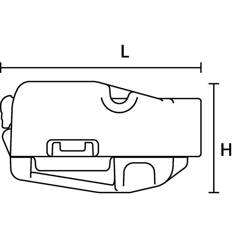 HellermannTyton - Steckklemme HelaCon Releasable HCR-5-PC-CL (50) Verbindungsklemme − 50 Stück