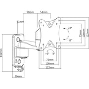 E+P Elektrik - Halterung für Audio-/Videosysteme Wandhalterung WH 223 Stecksystem