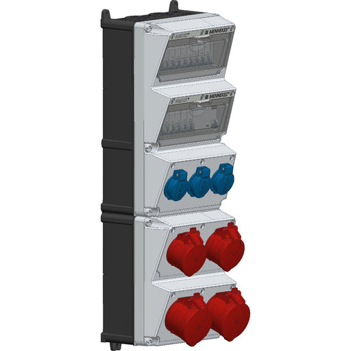 Mennekes - CEE-Steckdosen-Kombination (IEC 60309) Steckdosen-Kombination 951994 650x225mm 32A IP44