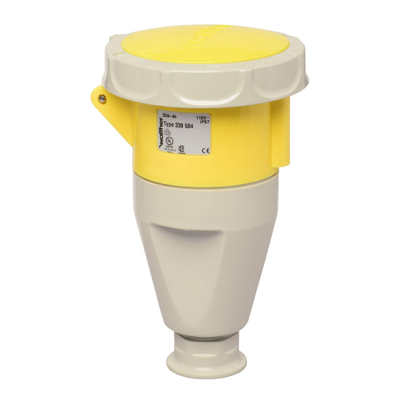 Walther Werke - CEE-Kupplung (IEC 60309) Kupplung 32A 339504 5P 110V 4h IP67