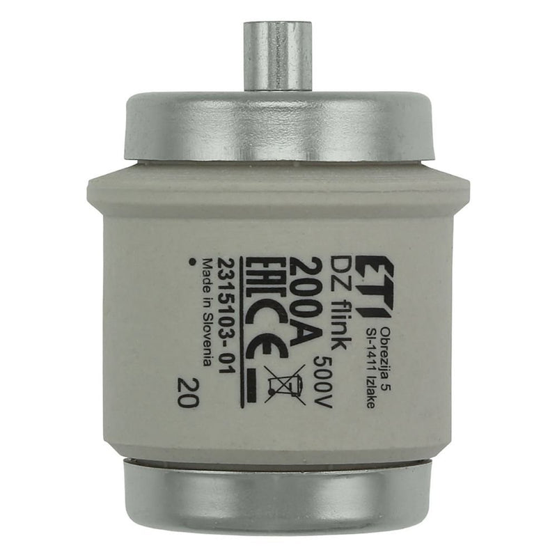 Eaton - D-Sicherungseinsatz Sicherungseinsatz Nieders. FUSE 200A #200D200Q 200A AC 500V 50kA − 10 Stück