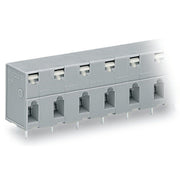 WAGO - Leiterplattenklemme 741-505 Drücker,2,5 mm²,grau − 25 Stück