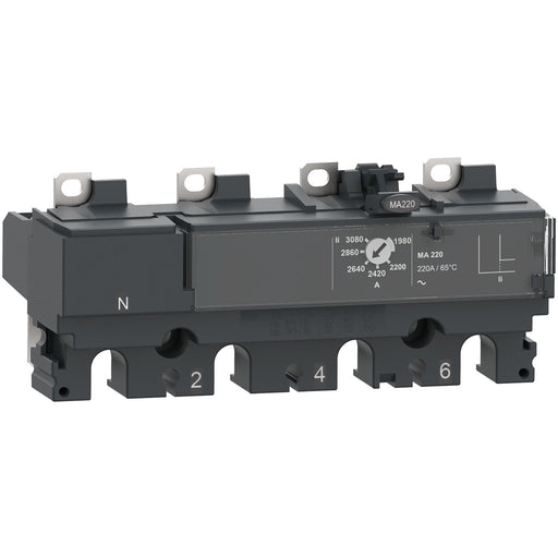 Schneider Electric - Auslöseblock für Leistungsschalter Auslösegerät magnetisch C106MA100 TM100 100A 4P4D für