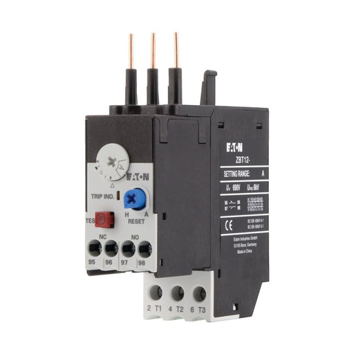 Eaton - Überlastrelais thermisch Motorschutzrelais Direkt- ZBT12-1 anbau Ir=0.6-1A