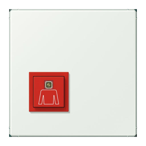 Jung - Behindertenelement für Installationsschalterprogramme Notrufsystem Ruftaster NRS LC 0834 RT 210 outremer gris