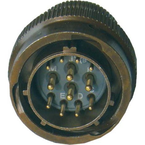 IPR-Intellig. Peri - Rundsteckverbinder, feldkonfektionierbar (Industriesteckverbinder) Kabelstecker EC-12.T