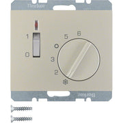 Berker - Raumthermostat Raumtemperaturregler 24 V 20317104 mit Öffner, Zentrals