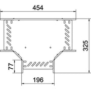OBO Bettermann - T-Stück für Kabelrinne T-Stück für Kabelrinne RT 120 A2 110x200