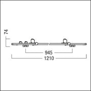 Zumtobel - Elektrisches Zubehör/Ersatzteile für Leuchten Adapter LINCOR 1210 TECTON A