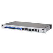 Metz Connect - Patchpanel LWL Spleissbox ausziehbar OpDATslide12E2000OS2 bestückt