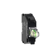 Schneider Electric - Lampenfassungsblock für Befehls- und Meldegeräte LED-Modul ZBVG1 120V ws − 5 Stück