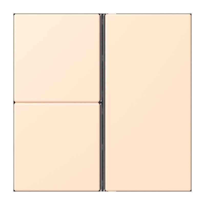 Jung - Abdeckung/Bedienelement für Installationsschalterprogramme Tastensatz 3fach LC 403 TSA 238 terre sienne pale