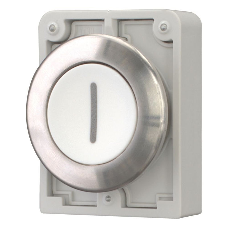 Eaton - Frontelement für Drucktaster Drucktaste RMQ-Titan M30I-FDR-W-X1 flach rastend weiß