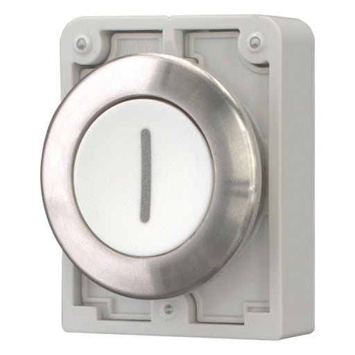 Eaton - Frontelement für Drucktaster Drucktaste RMQ-Titan M30I-FDR-W-X1 flach rastend weiß