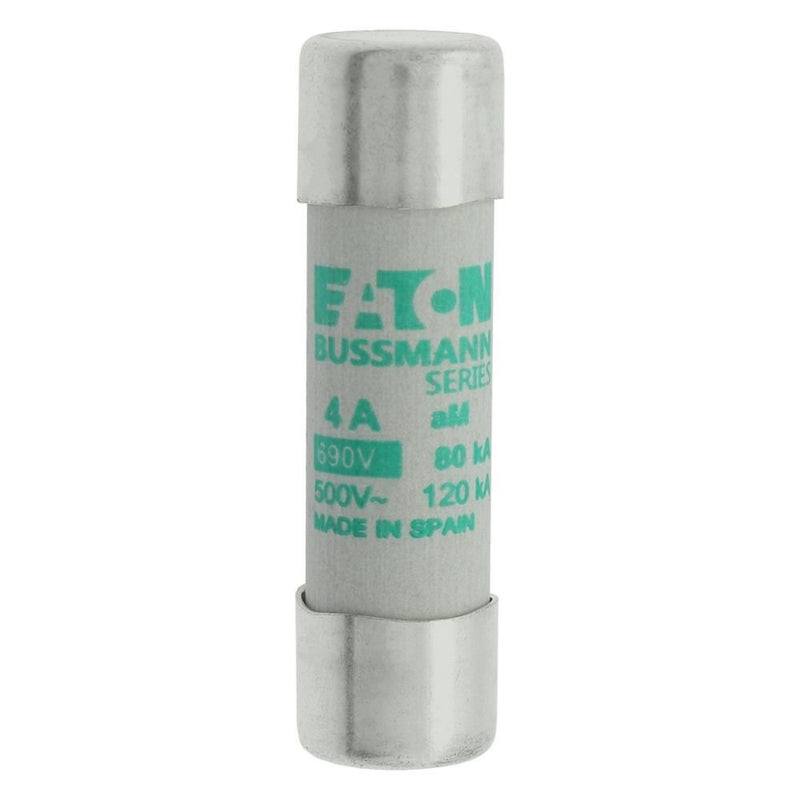 Eaton - Zylindrische Sicherung Sicherungseinsatz Nieders. CYLINDRICA#C14M4 4A AC 690V 80kA − 10 Stück