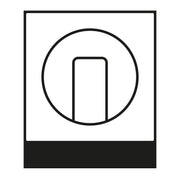 Jung - Abdeckung/Bedienelement für Installationsschalterprogramme Abdeckung A 1541 AL für Drehschalter