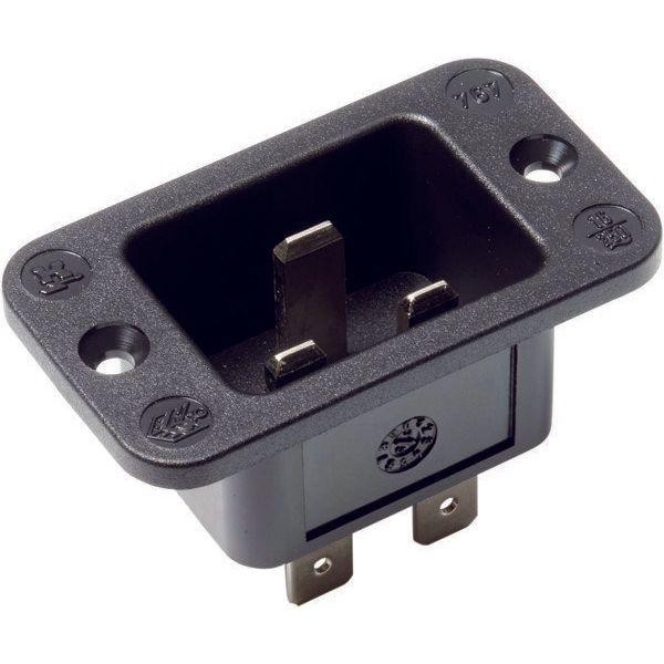 Bachmann - Steckverbinder für steckbare Gebäudeinstallation Kaltgeräteeinbaustecker 917.173 16A, 250V, 70GC