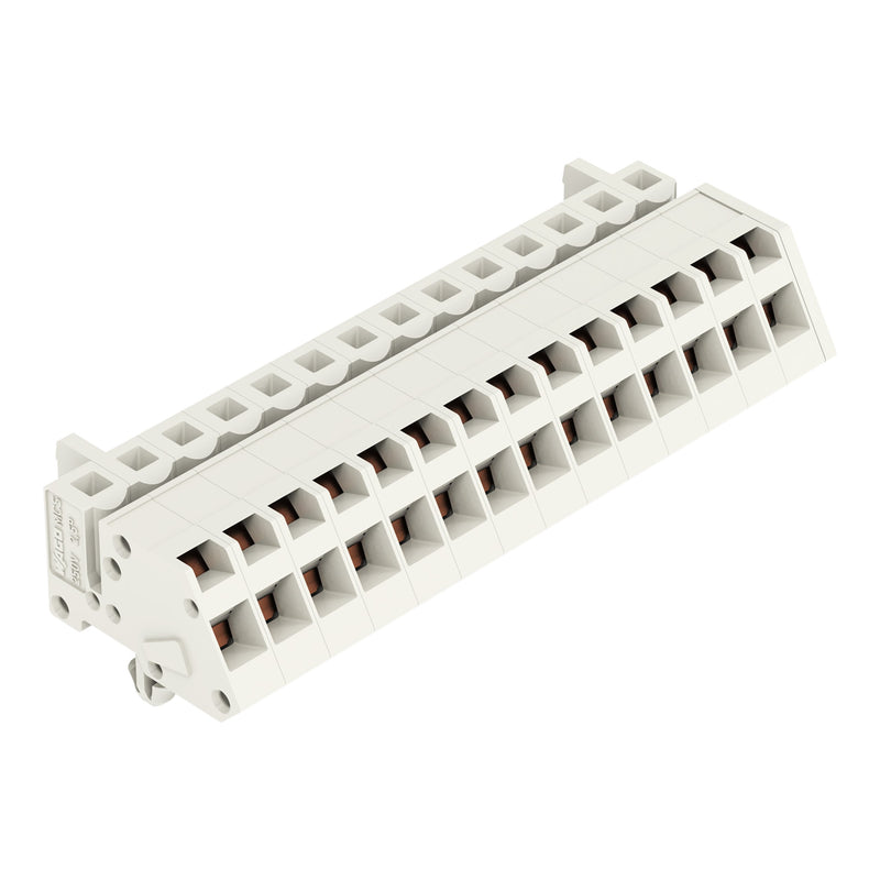 WAGO - Kabelsteckverbinder für Leiterplattensteckverbinder 1-Leiter Federleiste 721-314/008-000 CAGECLAMP 2,5mm²,lgr − 10 Stück