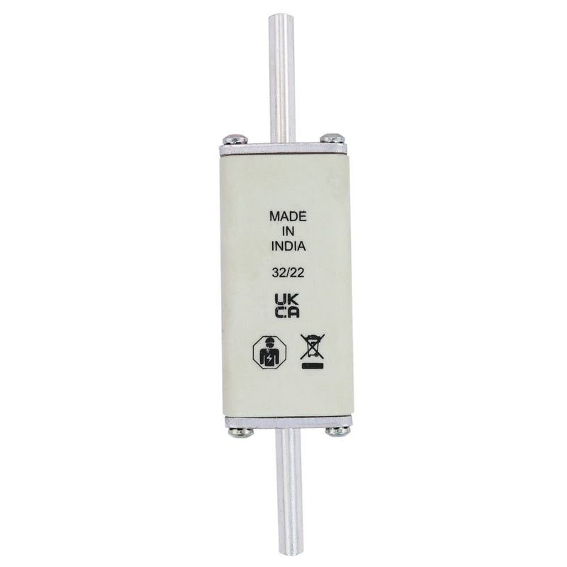 Eaton - Messersicherung Sicherungseinsatz Nieders. NH FUSE 50#50NHG0B 50A AC 500V 120kA − 3 Stück
