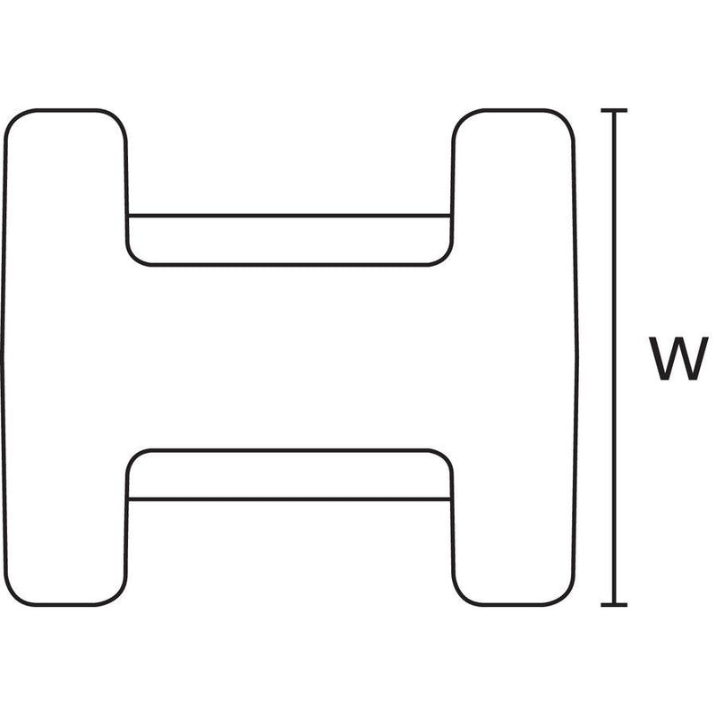 HellermannTyton - Befestigungssockel und -element für Kabelbinder Verbindungselement DSWS4 sw − 2200 Stück
