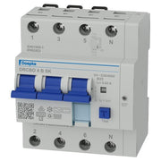 Doepke - Kombination FI-Schalter/Leitungsschutzschalter FI-/LS-Kombination DRCBO4B25/0,03/3NBSK 25 A, 0.03 A