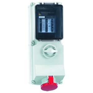 Bals Elektrotech - CEE-Steckdose abschaltbar, abgesichert (IEC 60309) Wandsteckdose abschaltbar 1793 abgesichert 63A 4p