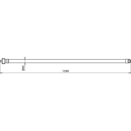 DEHN - Betätigungsstange Erdungsstange EST ES 1500 Endstück L 1500mm