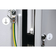 HellermannTyton - Kabelmarkierungssystem Etiketten WM1-L3-720-WH − 200 Stück