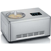 Severin - Eiscreme-Automat Eismaschine EZ 7406 eds-geb Kompressor,2x2L