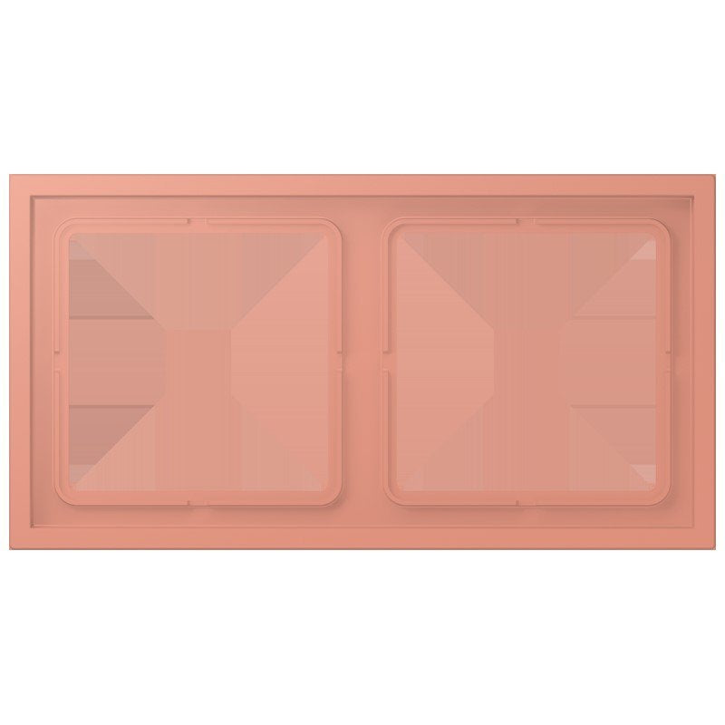 Jung - Abdeckrahmen Rahmen 2-fach LCZ 982 BF 233 locre rouge moyen