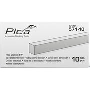 Pica-Marker - Markierungsstift Specksteinkreide 571-10 10x10x100mm − 50 Stück