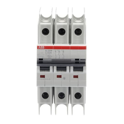 ABB Stotz S&J - Leitungsschutzschalter Sicherungsautomat SU203M-C32 10kA, 32A, 3P
