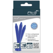 Pica-Marker - Markierungsstift Signierkreide ECO 591/41 11x110mm, blau − 12 Stück