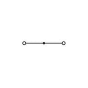 WAGO - Durchgangs-Reihenklemme Durchgangsklemme 281-101 0,08-4mmq grau
