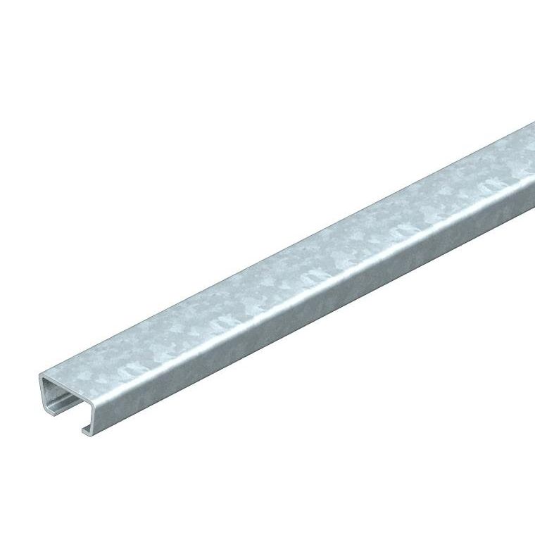 OBO Bettermann - Stiel/Profilschiene Profilschiene AMS3518UP2000FT ungelocht − 2 Meter