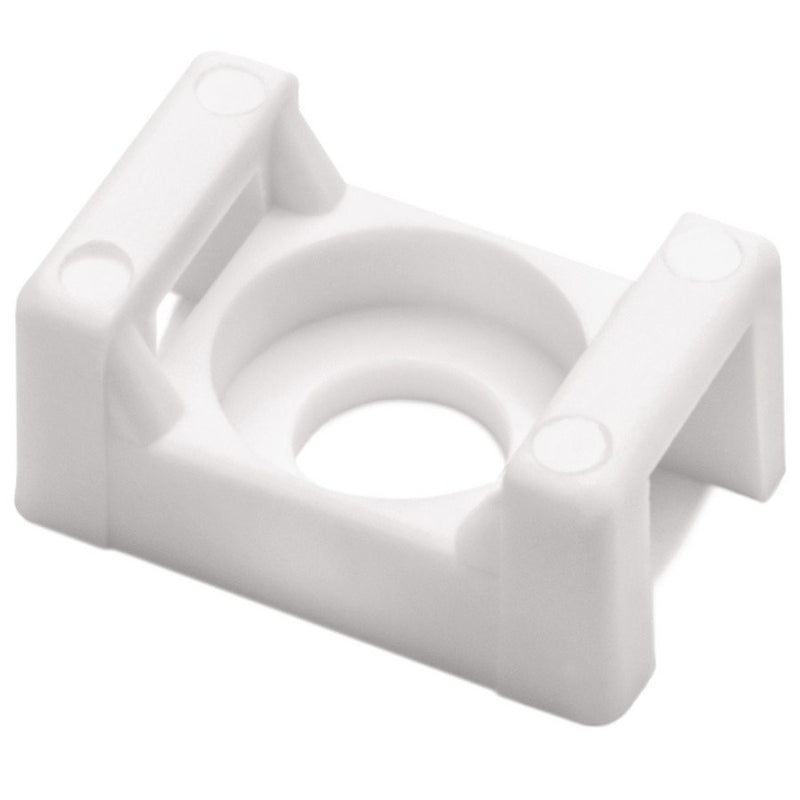HellermannTyton - Befestigungssockel und -element für Kabelbinder Befestigungssockel CTM1 PA66 WH 100 14,7x9,4mm − 100 Stück