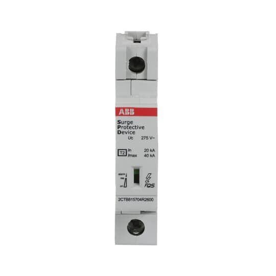 ABB Stotz S&J - Überspannungsableiter für Energietechnik/Stromversorgung Überspannungsschutz OVR T2 40-275s P QS 230/400V einpolig