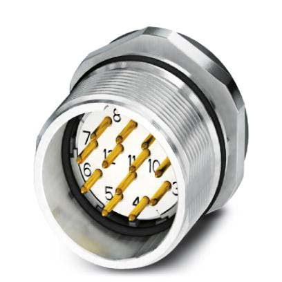 Phoenix Contact - Rundsteckverbinder, feldkonfektionierbar (Industriesteckverbinder) Gerätesteckverbinder CA-19P1N126Y00 Vorderwand