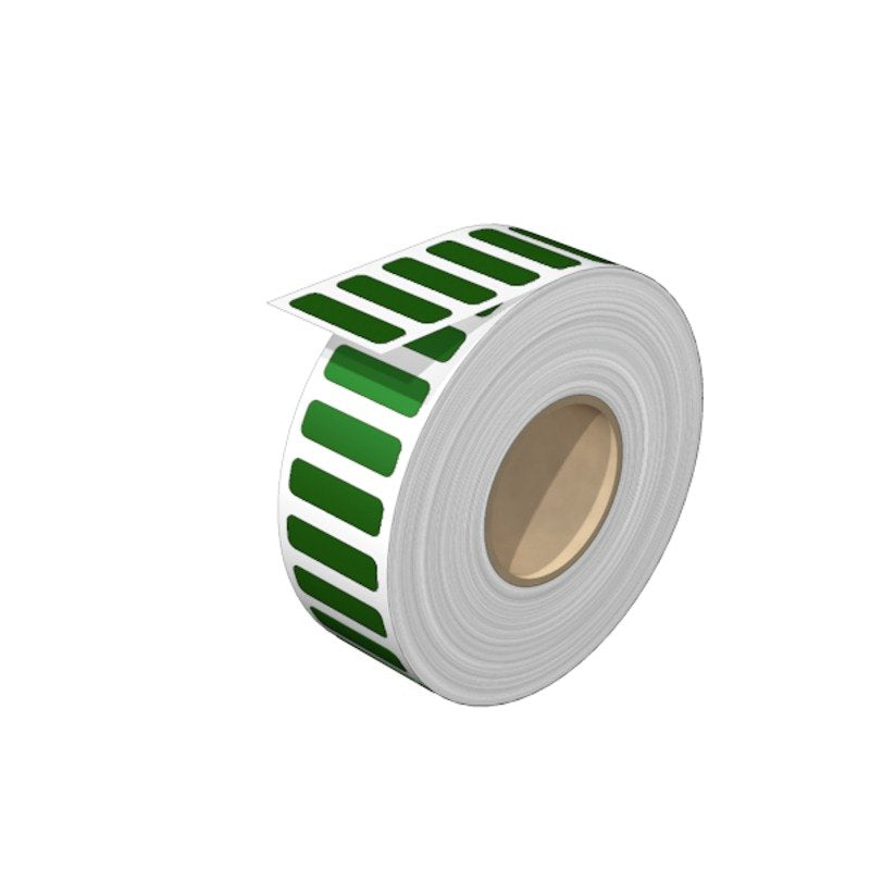 Weidmüller - Kennzeichnungsmaterial Gerätemarkierer, Etikett SM 27/8 MM GN VPE100 27x8mm grün − 100 Stück