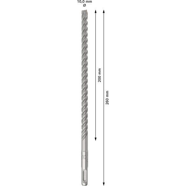 Bosch - Bohrer PRO SDS plus-5X 2608833904VE(10) Hammerbohrer 10 x