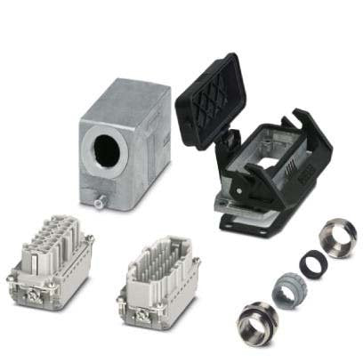 Phoenix Contact - Rechtecksteckverbinder, Set (Industriesteckverbinder) Steckverbinder-Set HC-STA-B16PT#1416356