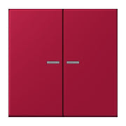 Jung - Bedienelement intelligent Taster 2fach BT LC 17102 229 rouge carmin