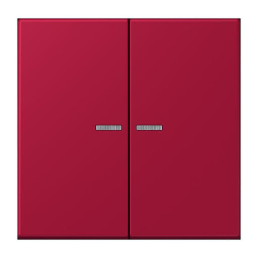 Jung - Bedienelement intelligent Taster 2fach BT LC 17102 229 rouge carmin